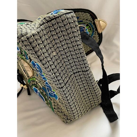 Mexican Floral Backpack Vintage - Picture 9 of 9